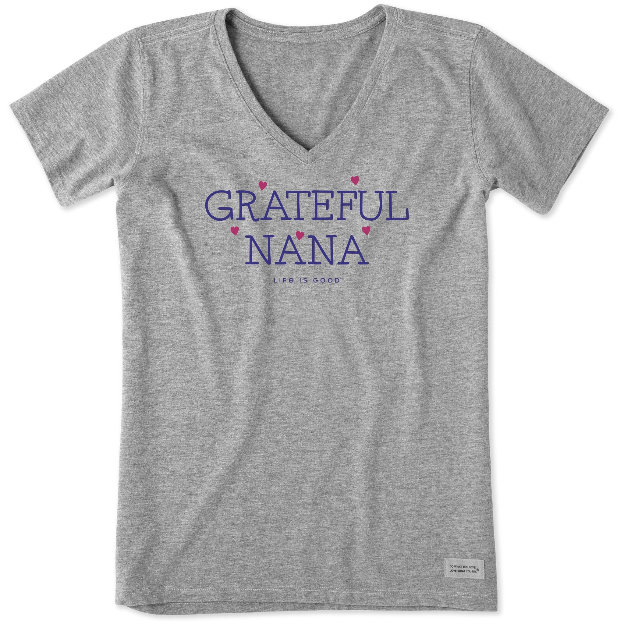 Women's Grateful Nana Short Sleeve Crusher Vee