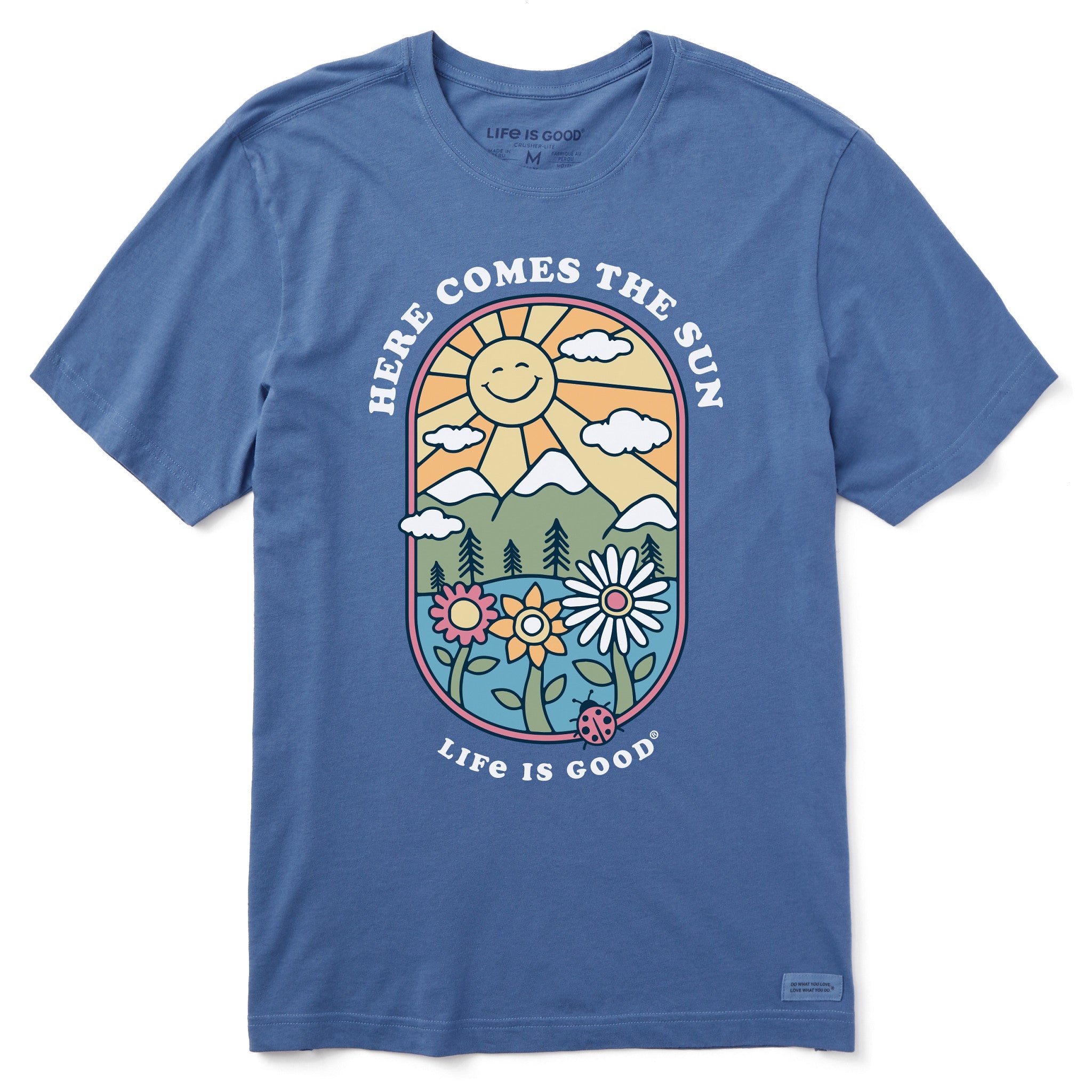 Men's Here Comes the Sun Retro Short Sleeve Tee