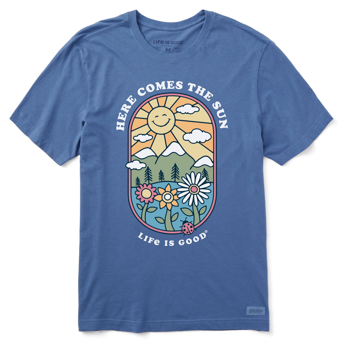 Men's Here Comes the Sun Retro Short Sleeve Tee