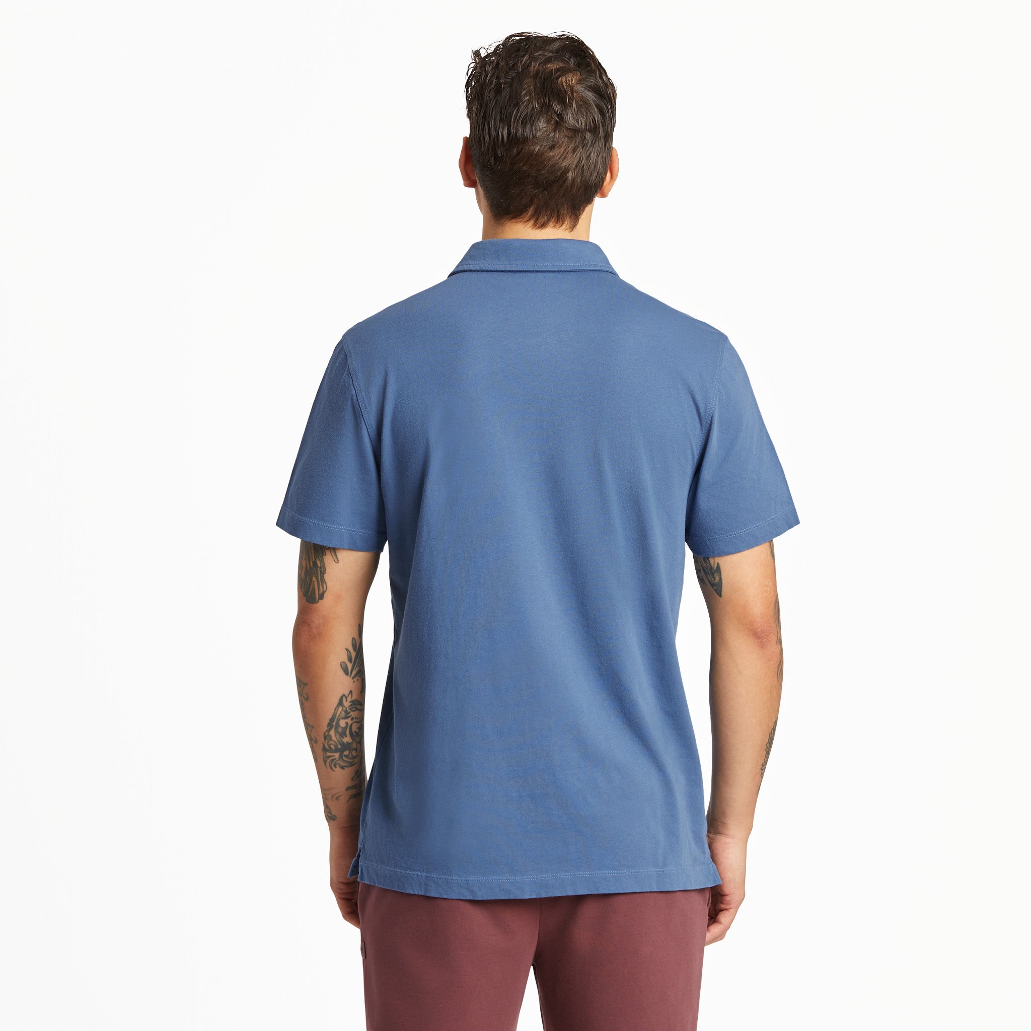 Men's Solid Short Sleeve Crusher-LITE Polo