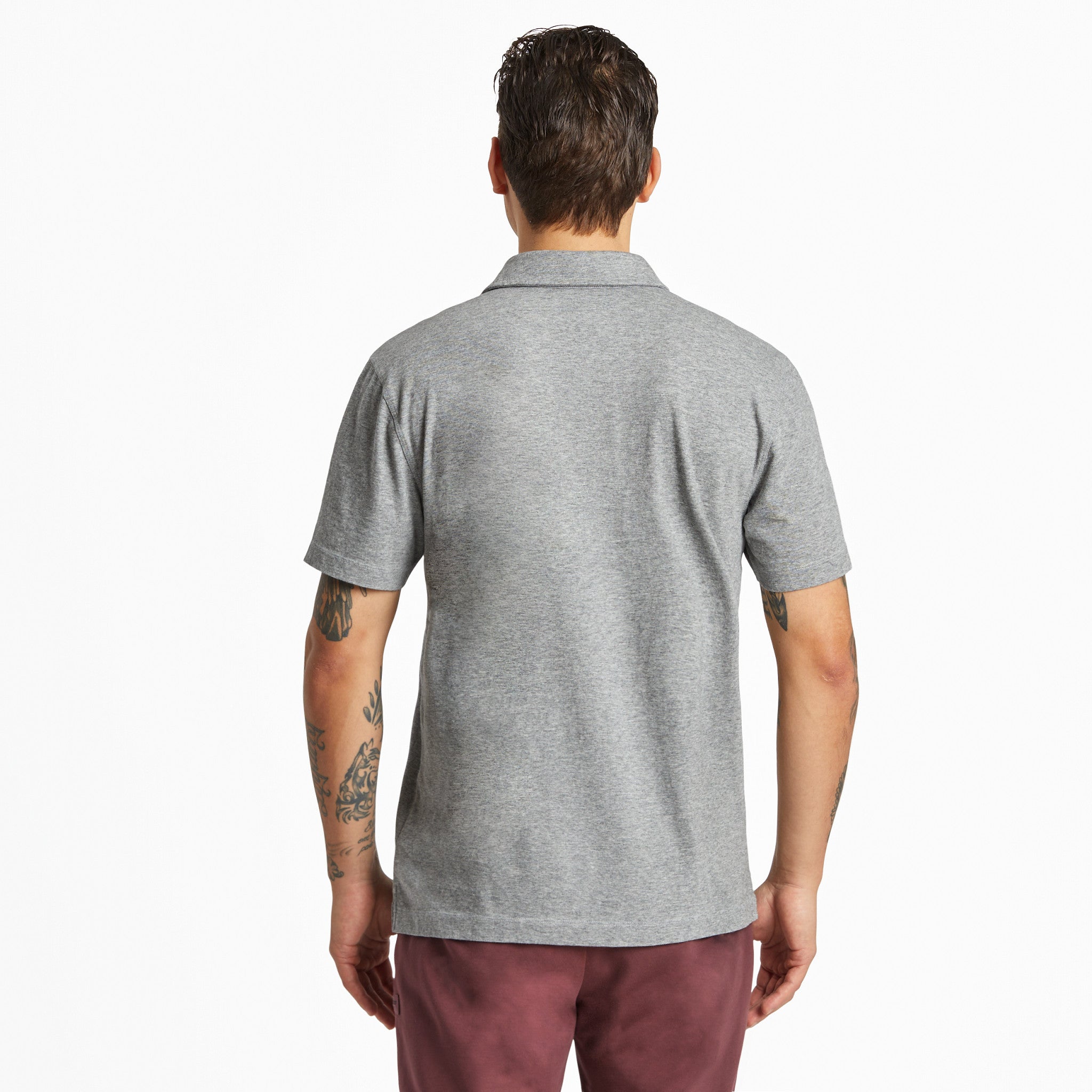 Men's Solid Short Sleeve Crusher-LITE Polo