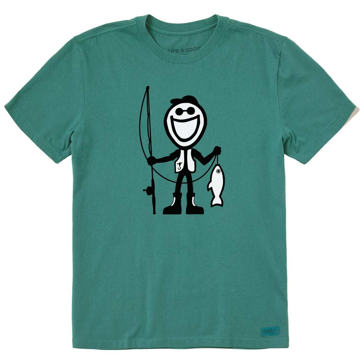 Men's Jake Fish Short Sleeve Crusher Tee