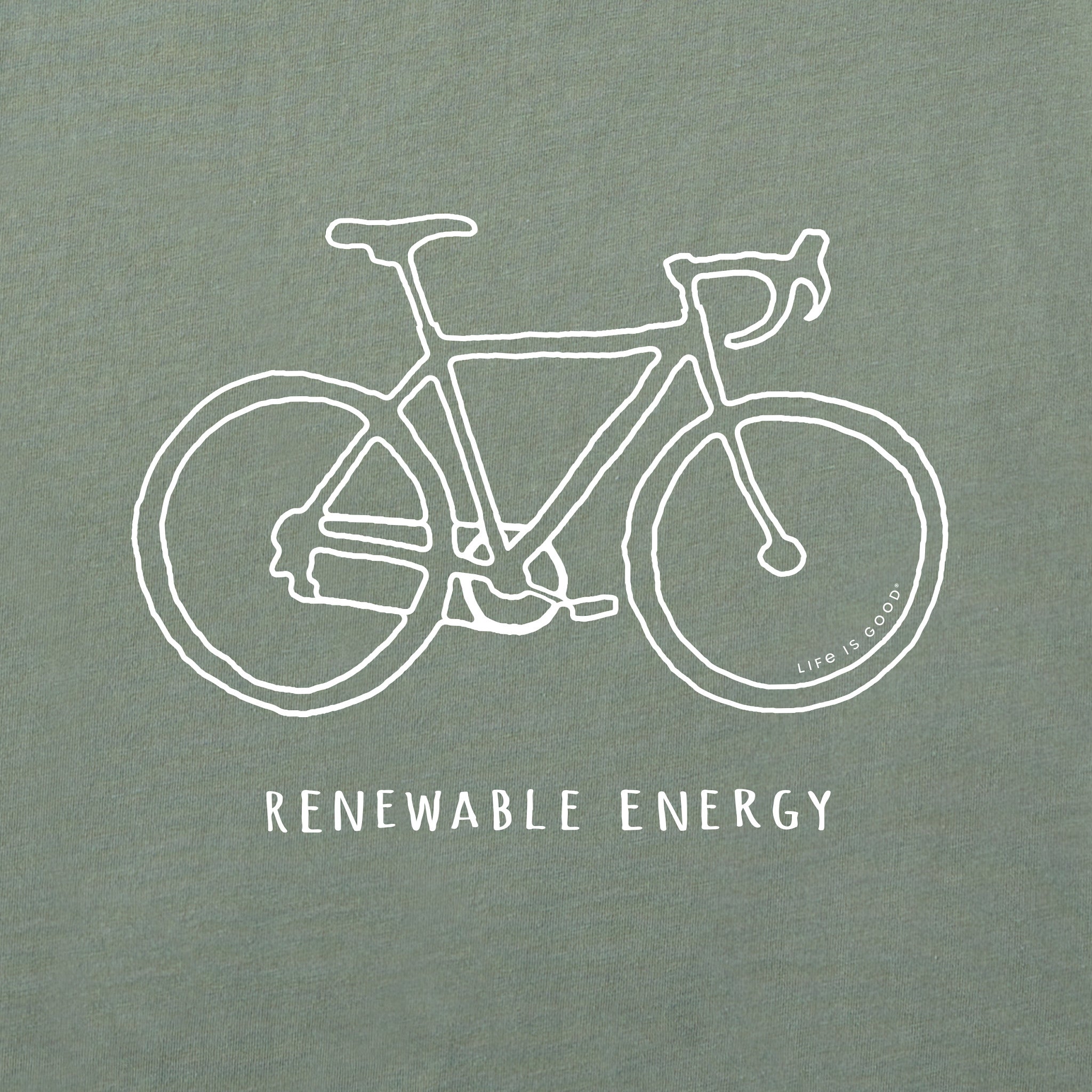 Men's Renewable Energy Bike Short Sleeve Tee