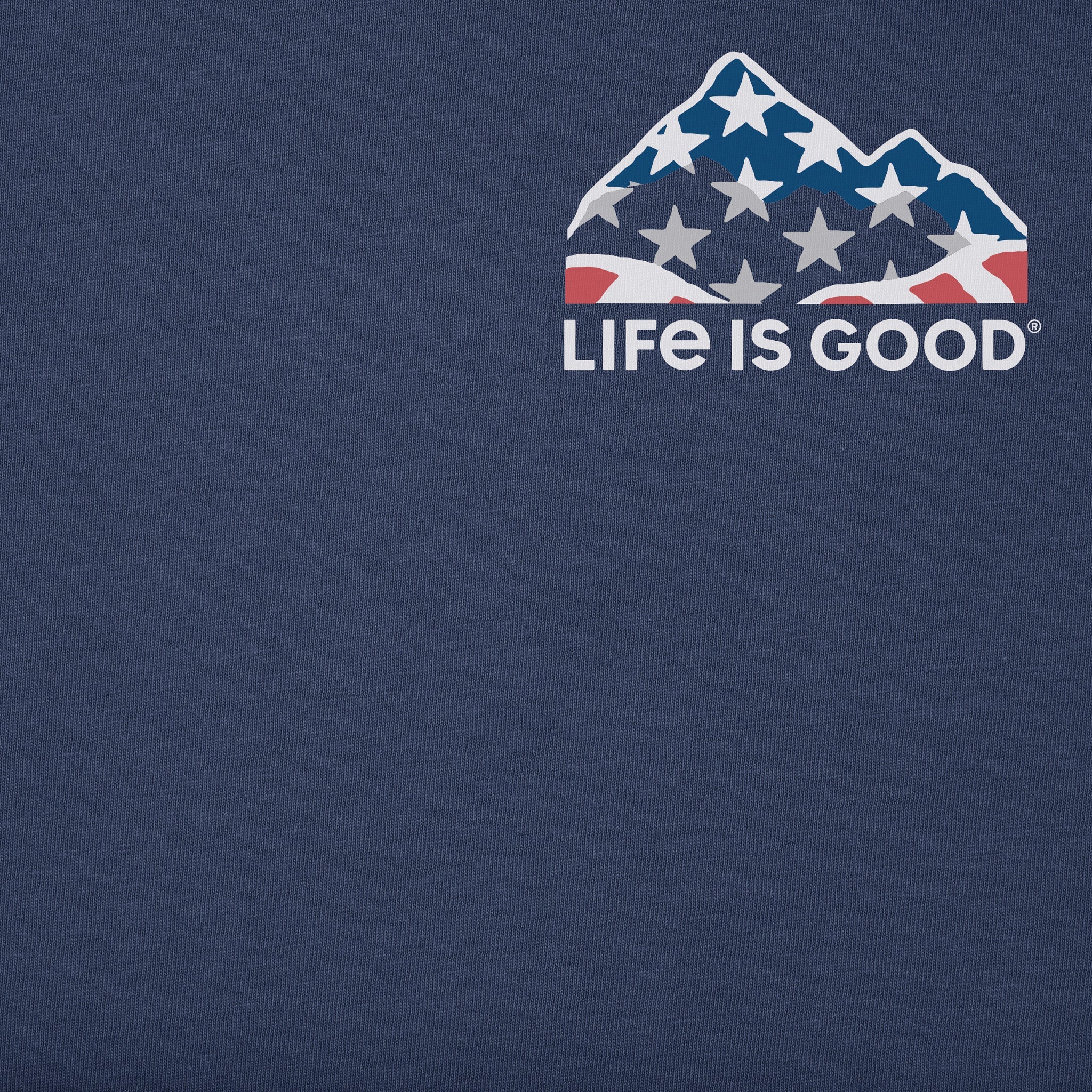 Men's Land of the Free Americana Coin Long Sleeve Crusher Tee