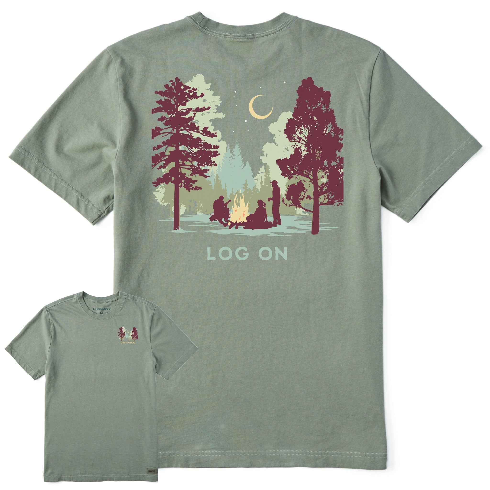 Men's Log On Campfire Short Sleeve Tee