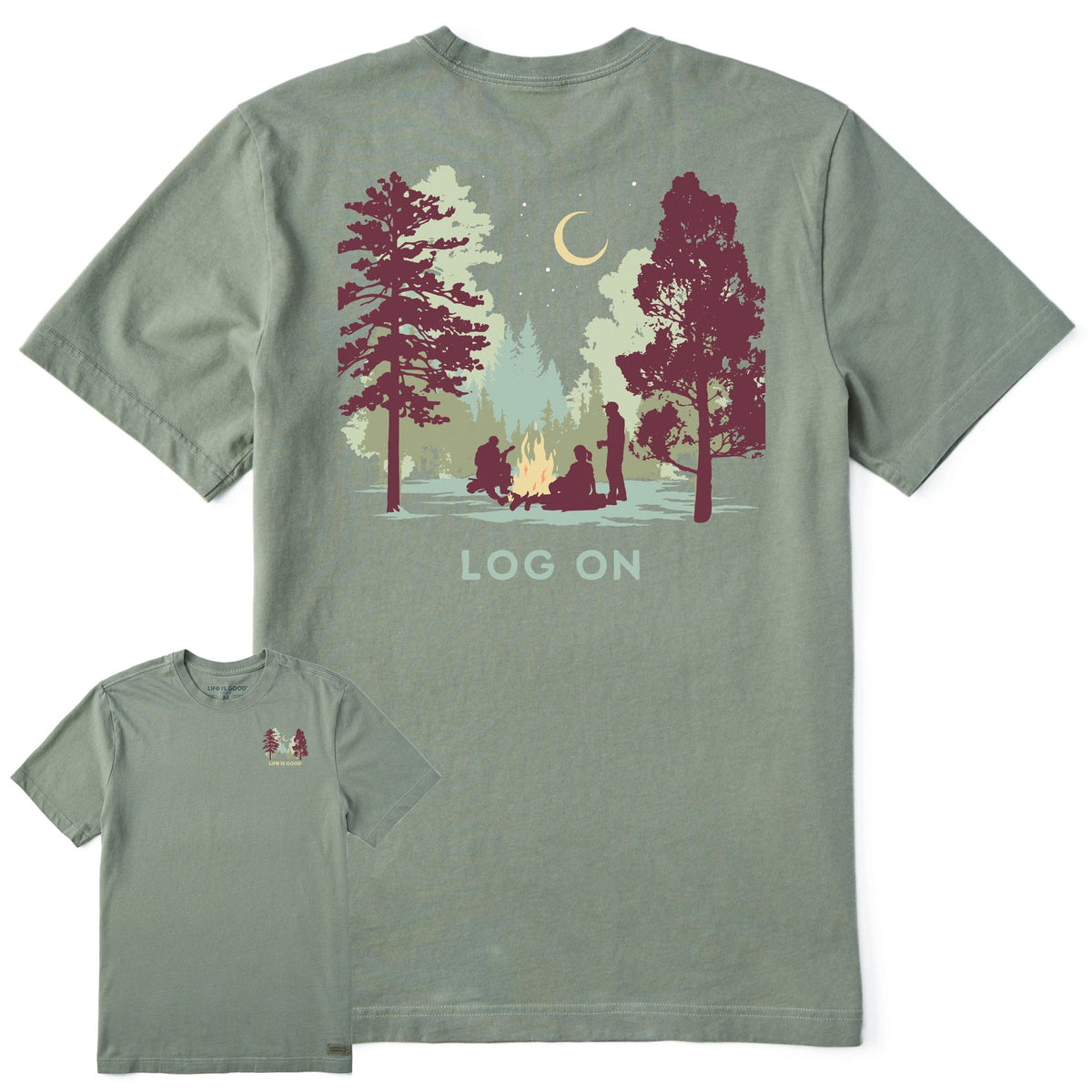 Men's Log On Campfire Short Sleeve Tee