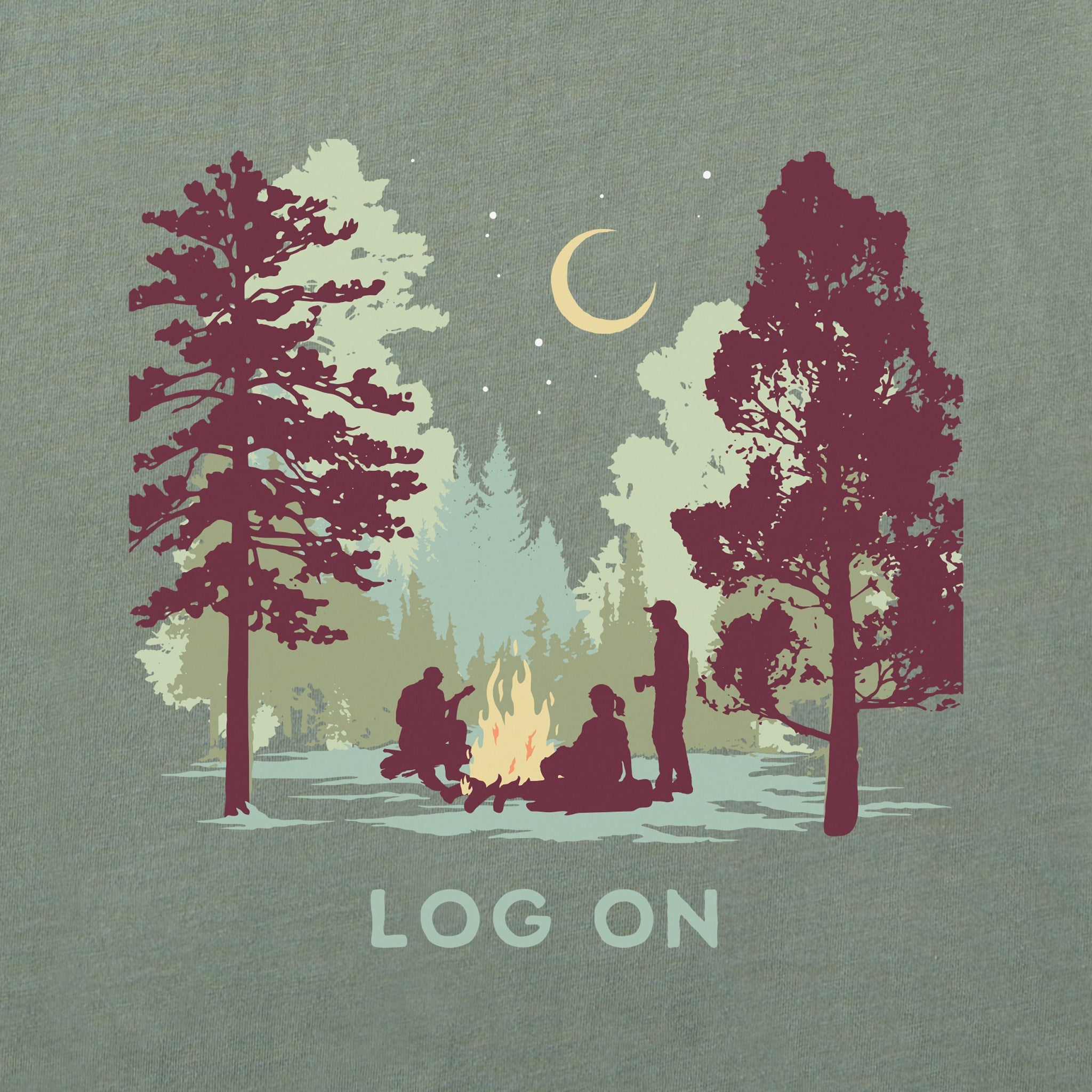Men's Log On Campfire Short Sleeve Tee