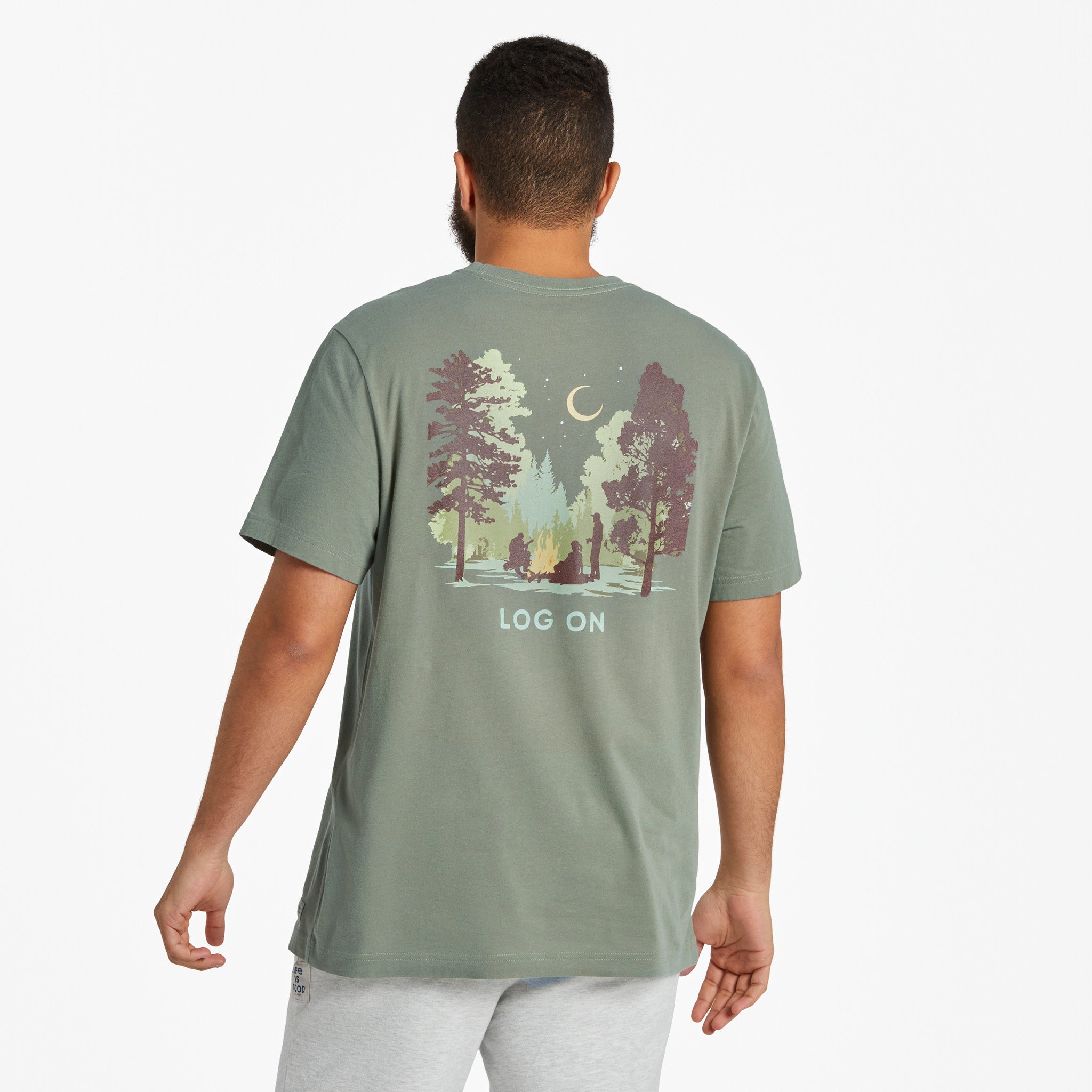Men's Log On Campfire Short Sleeve Tee