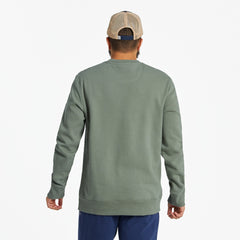 Men's LIG Vintage Wordmark Stacked Simply True Fleece Crew