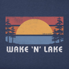 Men's Wake N Lake Short Sleeve Tee