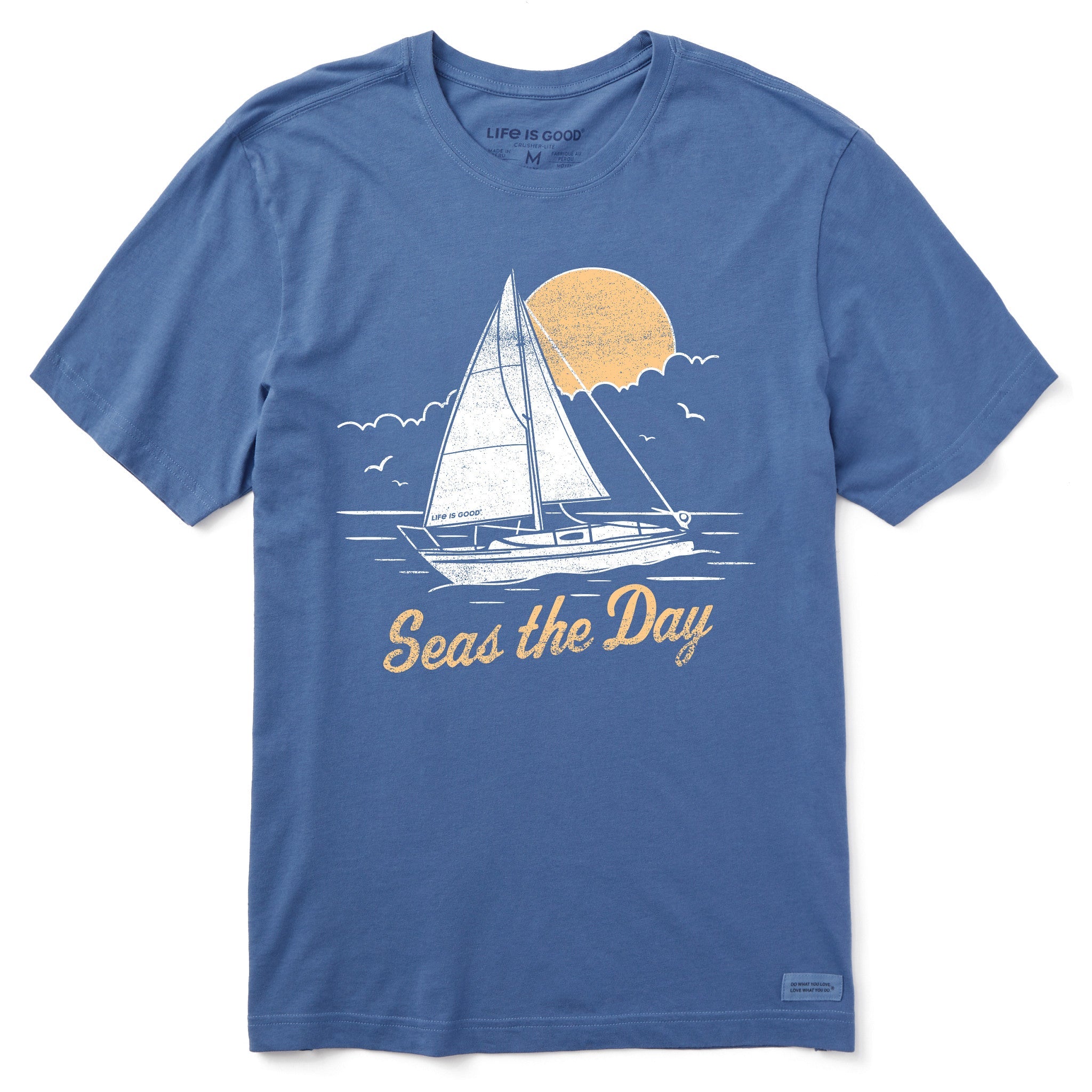 Men's Seas The Day Sailboat Short Sleeve Tee