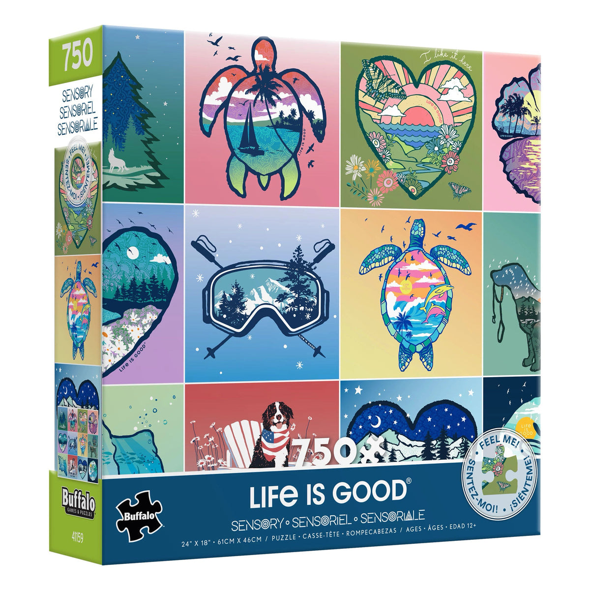 Buffalo Games Block Print Sensory Jigsaw Puzzle