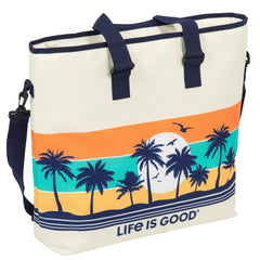 Palm Trees 36-Can Cooler Tote