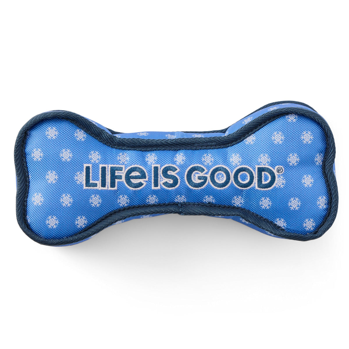 Snowflakes Jumbo Oxford Bone Dog Toy