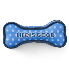 Snowflakes Jumbo Oxford Bone Dog Toy