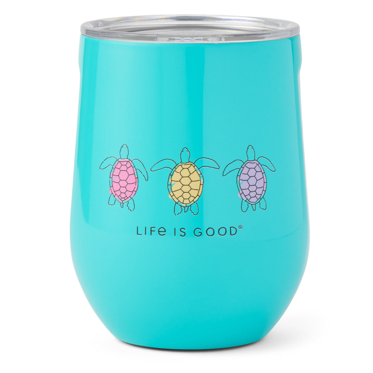 Three Turtles 12oz Stainless Corkcicle Stemless Tumbler