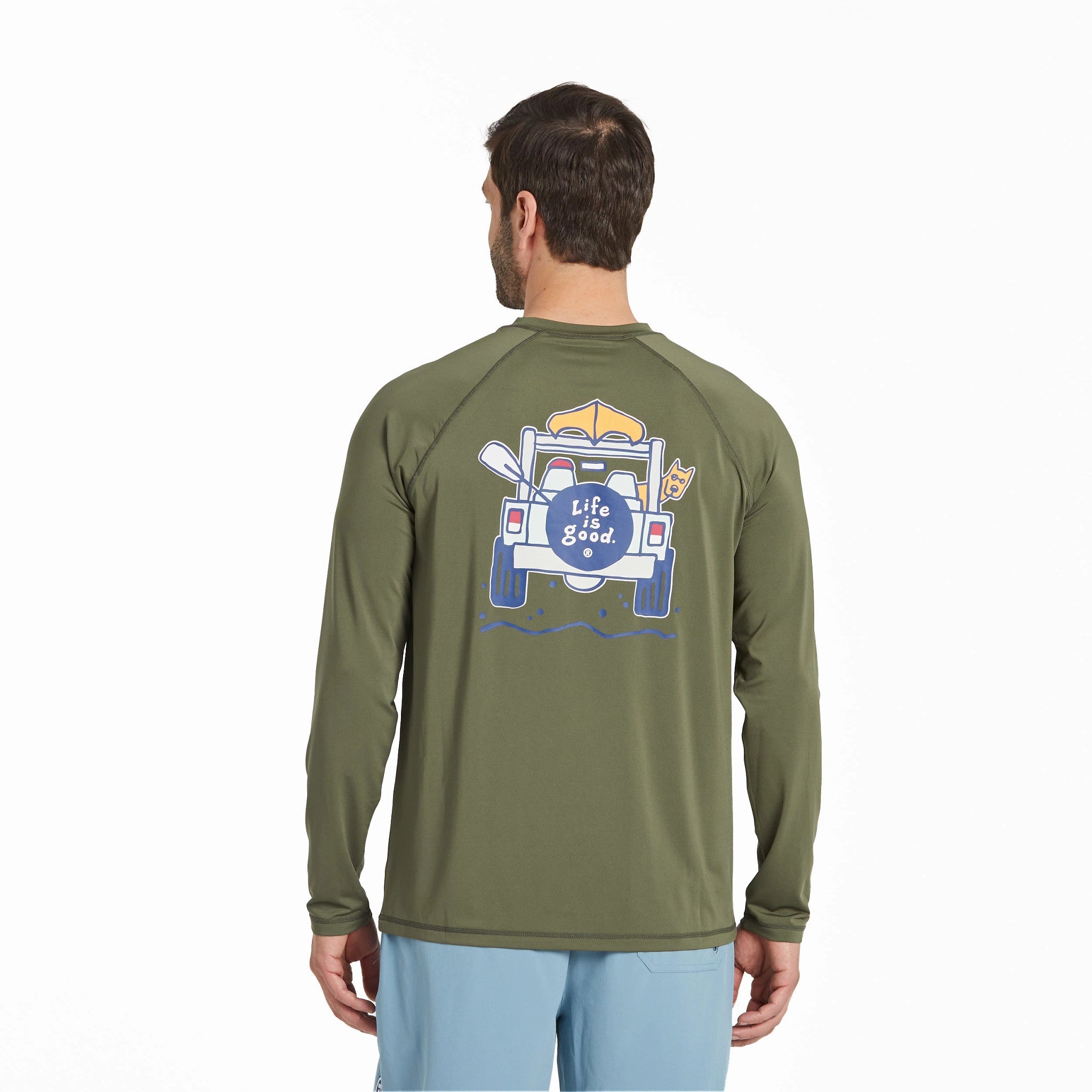Men's Dog ATV Long Sleeve Rashguard